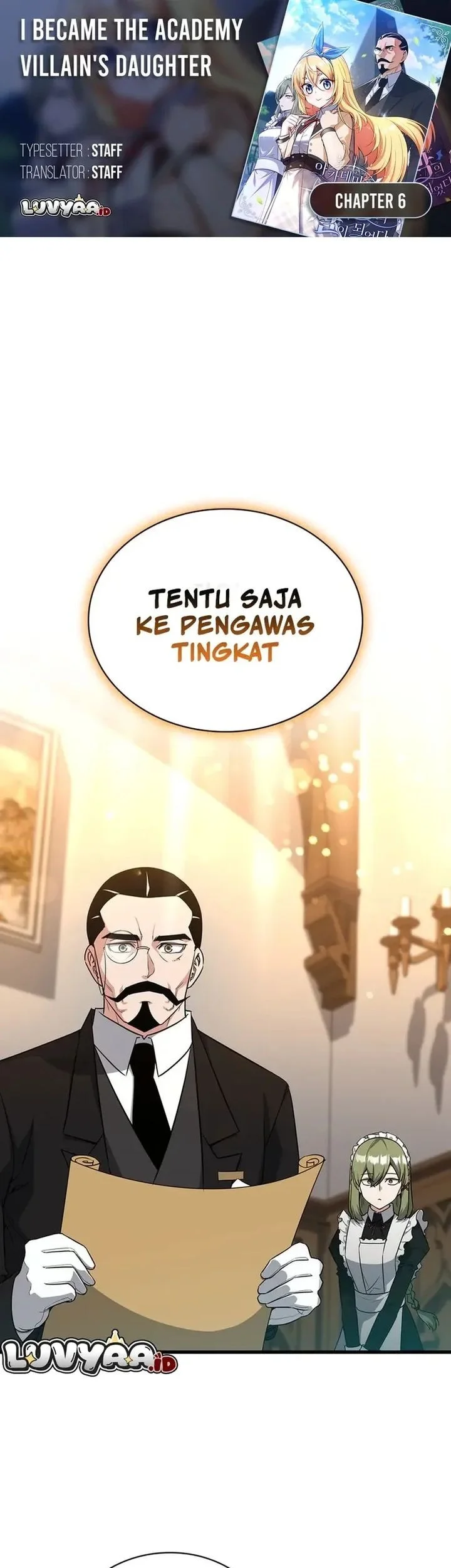 Komik I Became the Academy Villain's Daughter Chapter 6 gambar 1