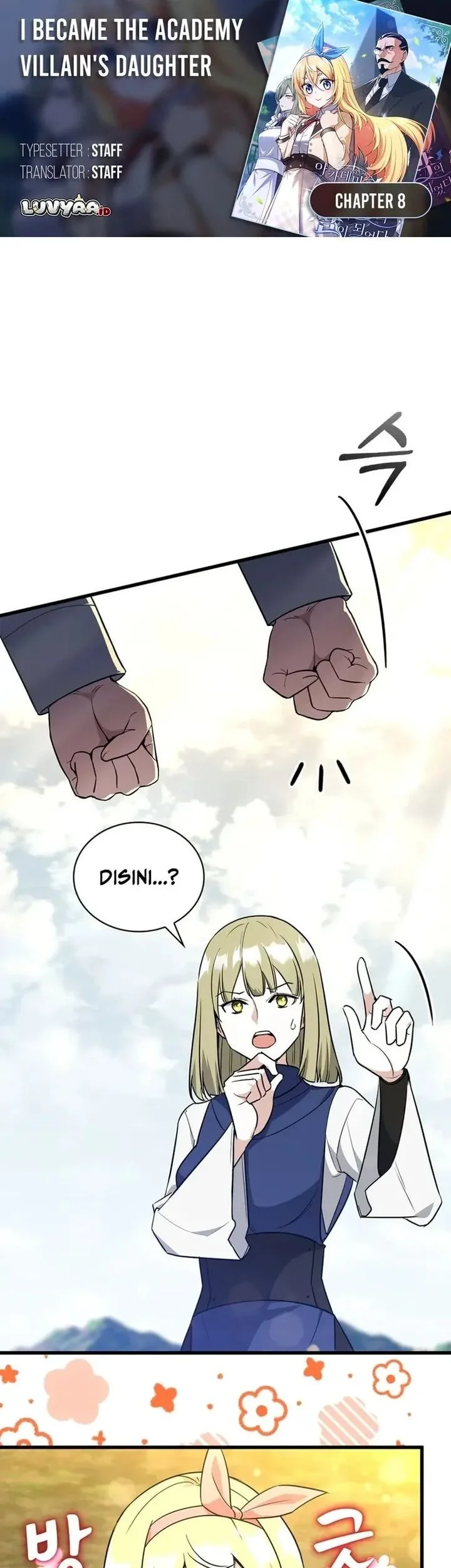 Komik I Became the Academy Villain's Daughter Chapter 8 gambar 1