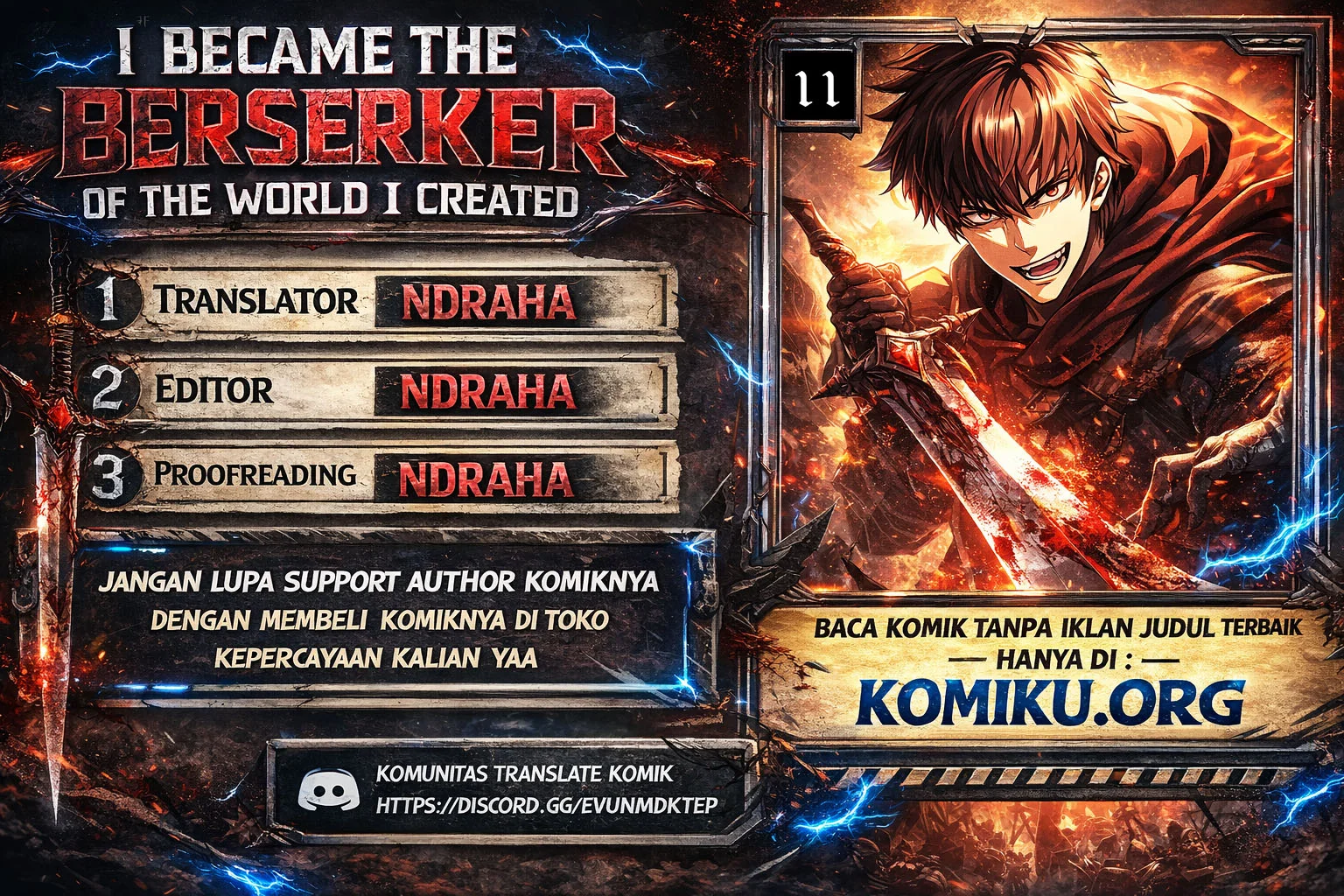 Komik I Became the Berserker of the World I Created Chapter 11 gambar 1