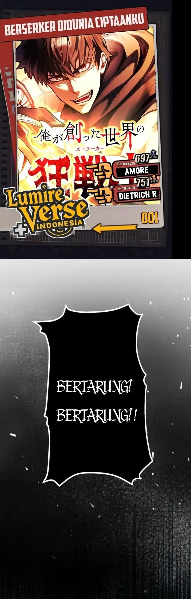 i became the berserker of the world i created chapter 8 - Page 1