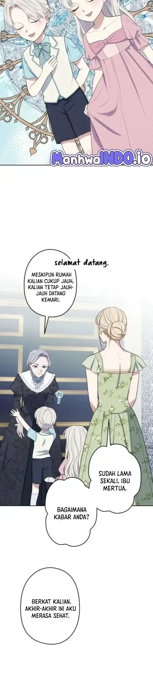 I Became the Contract Mother of the Grim Reaper Duke’s Family and They Became Obsessed With Me Chapter 55 Gambar 16