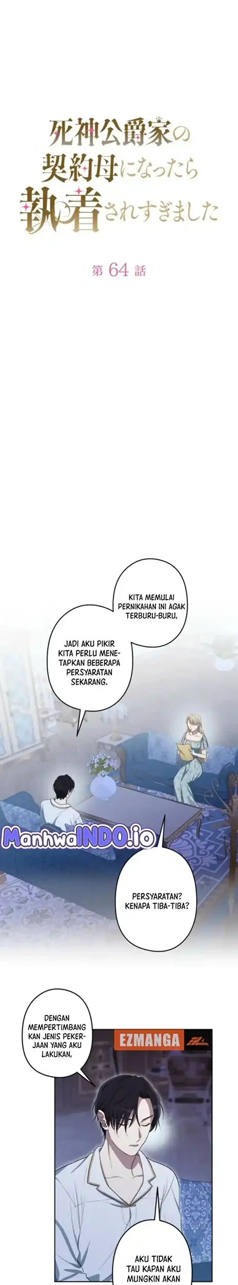 I Became the Contract Mother of the Grim Reaper Duke’s Family and They Became Obsessed With Me Chapter 64 Gambar 9