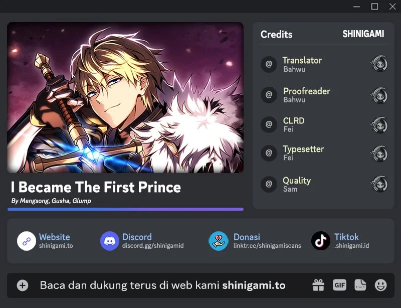 Komik I Became the First Prince: Legend of Sword's Song Chapter 15 gambar 1