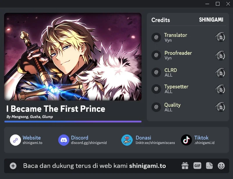 Komik I Became the First Prince: Legend of Sword's Song Chapter 17 gambar 1
