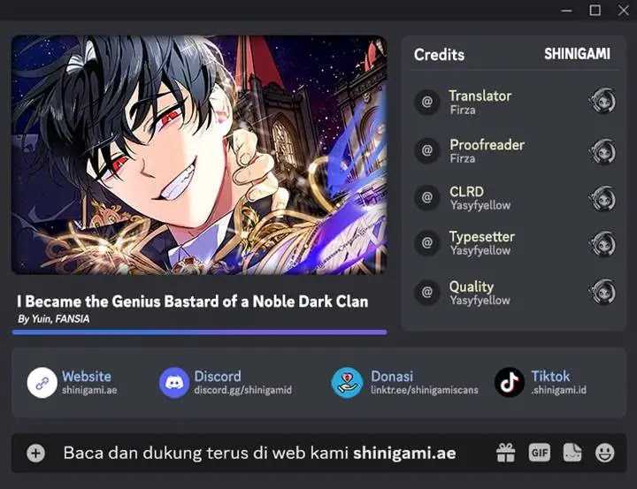 Baca Komik I Became The Genius Bastard Of A Noble Dark Clan Chapter 28 Gambar 1