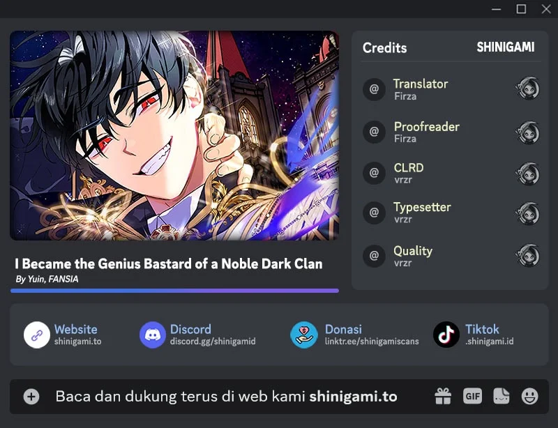 Komik I Became The Genius Bastard Of A Noble Dark Clan Chapter 62 gambar 1