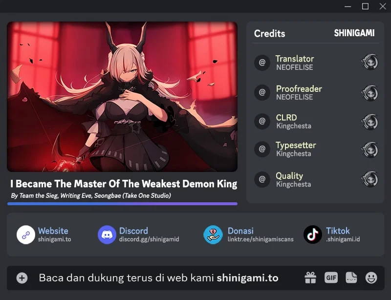 Komik I Became The Master Of The Weakest Demon King Chapter 33 gambar 1