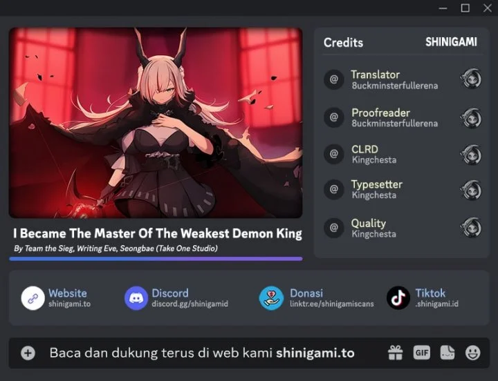 Komik I Became The Master Of The Weakest Demon King Chapter 39 gambar 1
