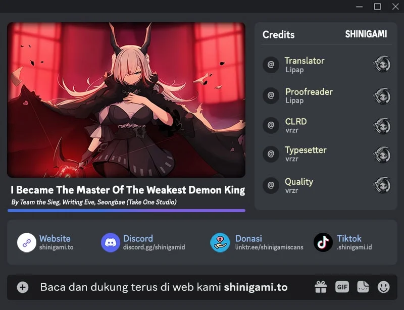 Komik I Became The Master Of The Weakest Demon King Chapter 8 gambar 1