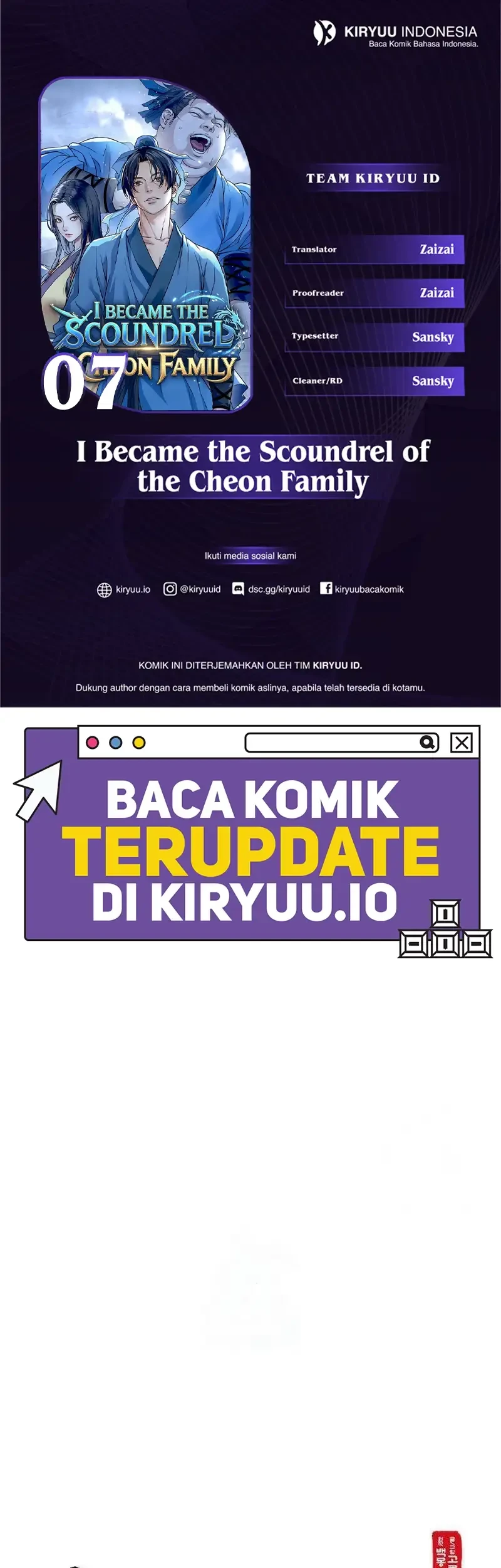 Komik I Became the Scoundrel of the Cheon Family Chapter 7 gambar 1