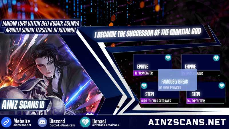 Baca Komik I Became the Successor of the Martial God Chapter 25 Gambar 1