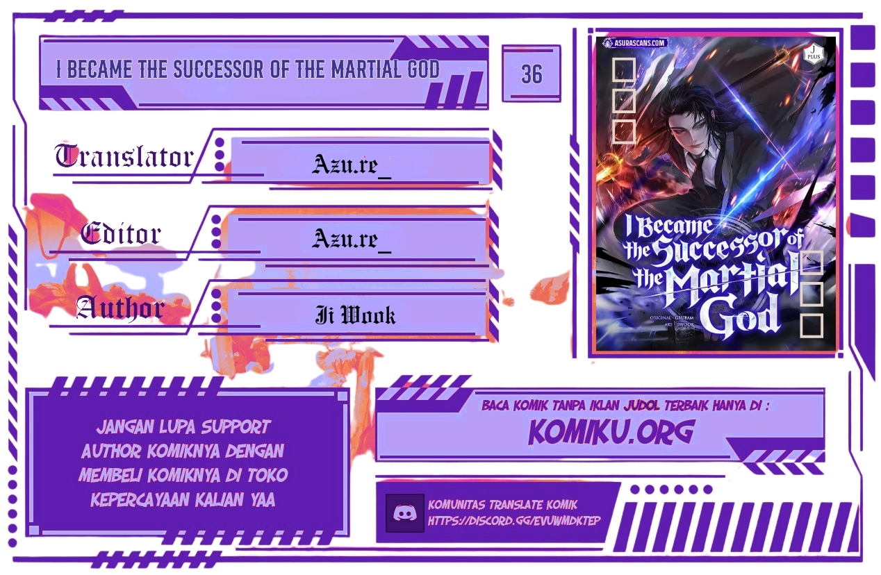 Baca Komik I Became the Successor of the Martial God Chapter 36 Gambar 1