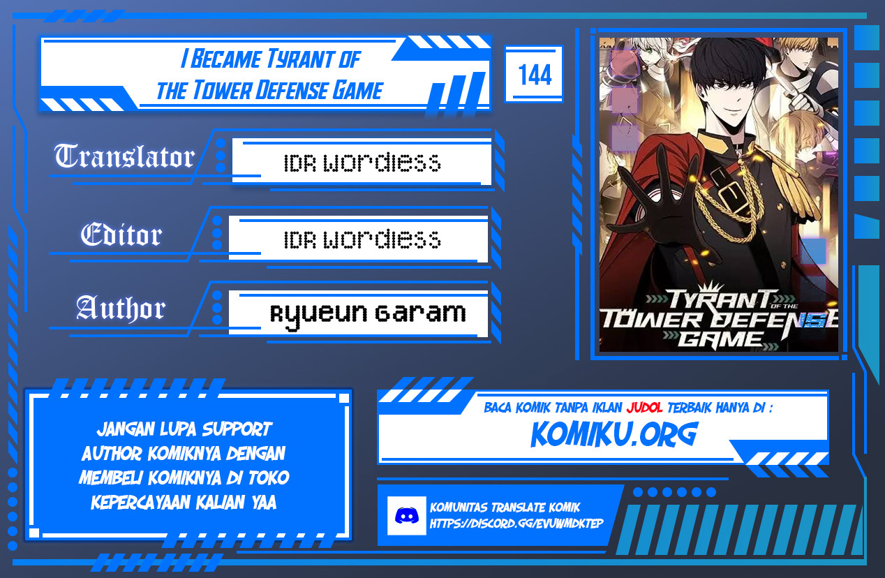 Baca Komik I Became the Tyrant of a Defense Game Chapter 144 Gambar 1