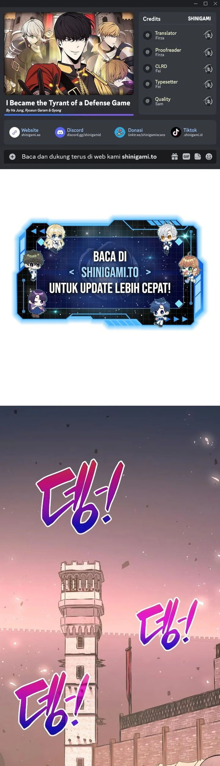 Komik I Became the Tyrant of a Defense Game Chapter 159 gambar nomor 1