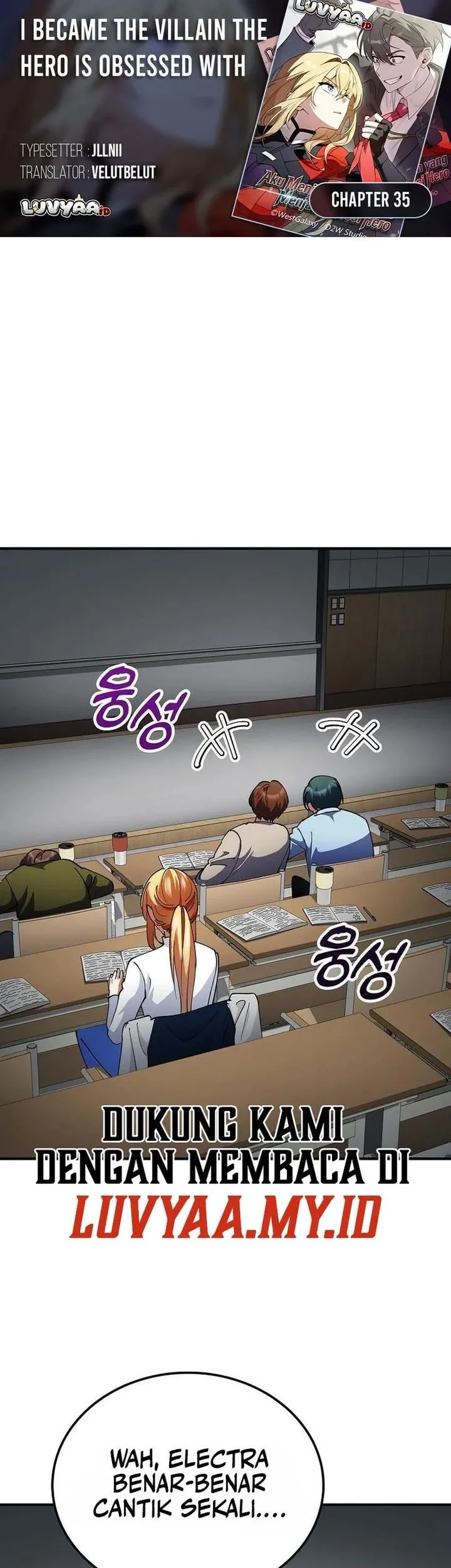 Komik I Became The Villain The Hero Is Obsessed With Chapter 35 gambar nomor 1