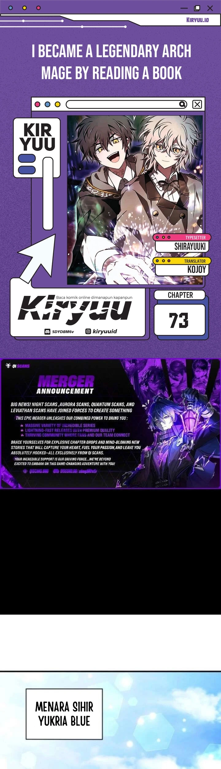 Komik I Become a Legendary ArchMage by Reading a Book Chapter 73 gambar 1
