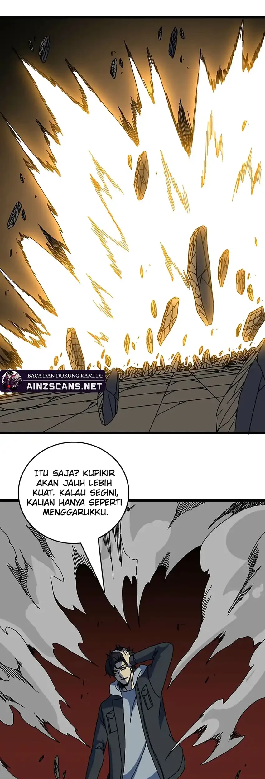 I Become Invincible Black Dragon Boss At The Start Chapter 100 Gambar 40