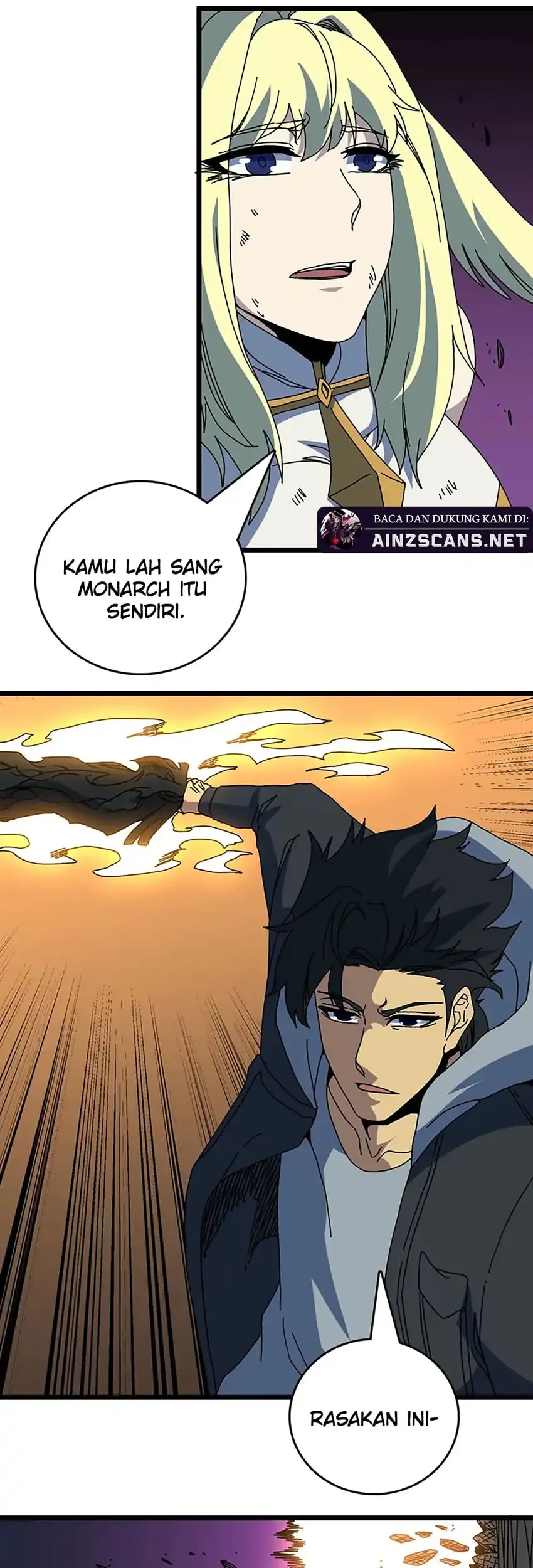 I Become Invincible Black Dragon Boss At The Start Chapter 100 Gambar 43
