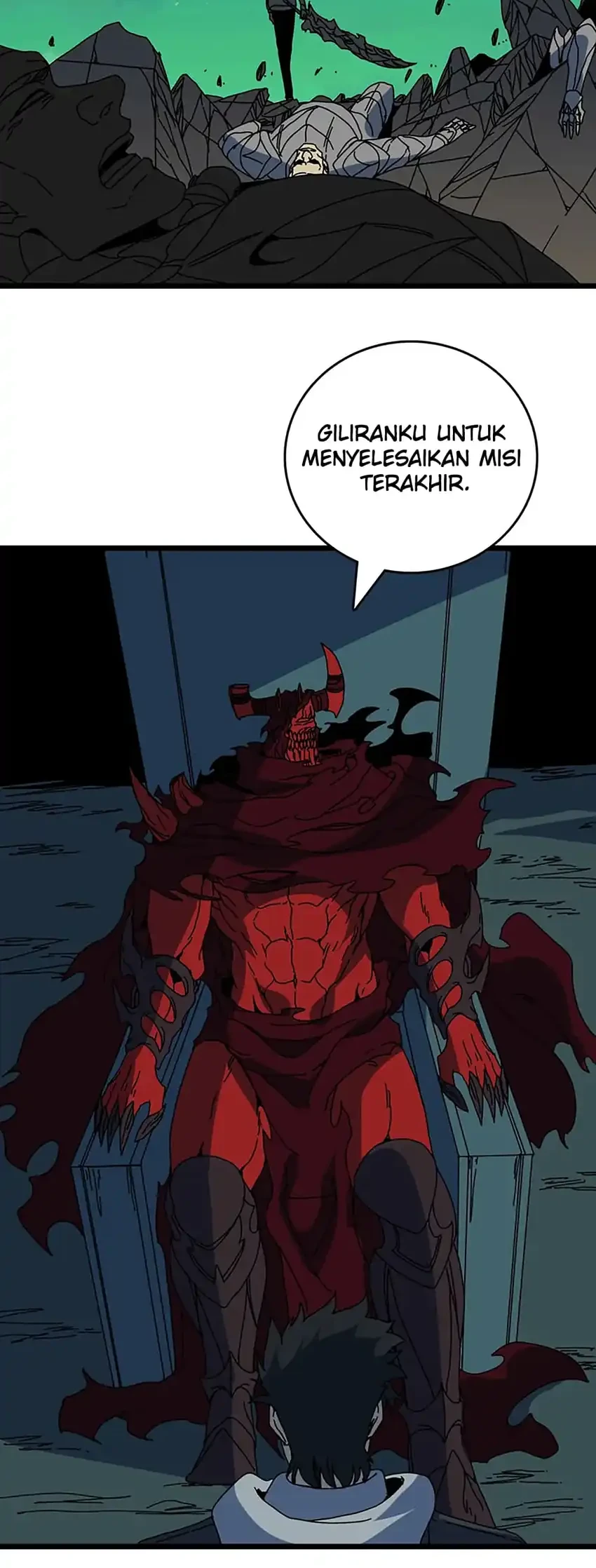I Become Invincible Black Dragon Boss At The Start Chapter 100 Gambar 45