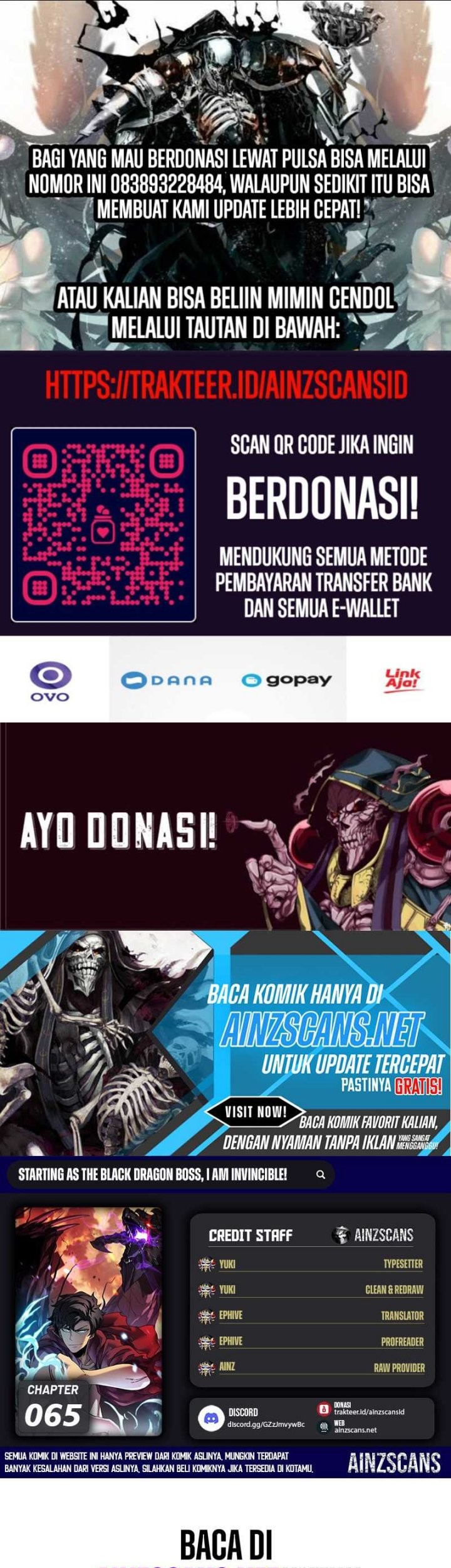Baca Komik I Become Invincible Black Dragon Boss At The Start Chapter 65 Gambar 1