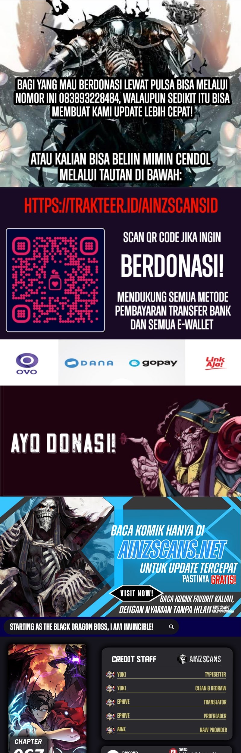 Baca Komik I Become Invincible Black Dragon Boss At The Start Chapter 67 Gambar 1