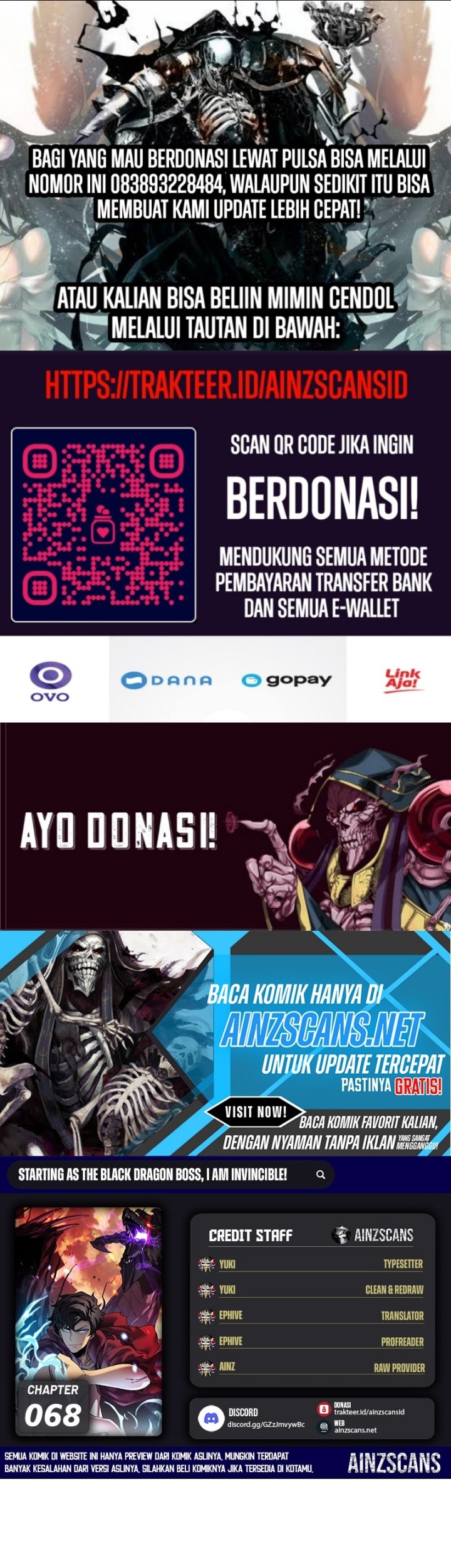 Baca Komik I Become Invincible Black Dragon Boss At The Start Chapter 68 Gambar 1