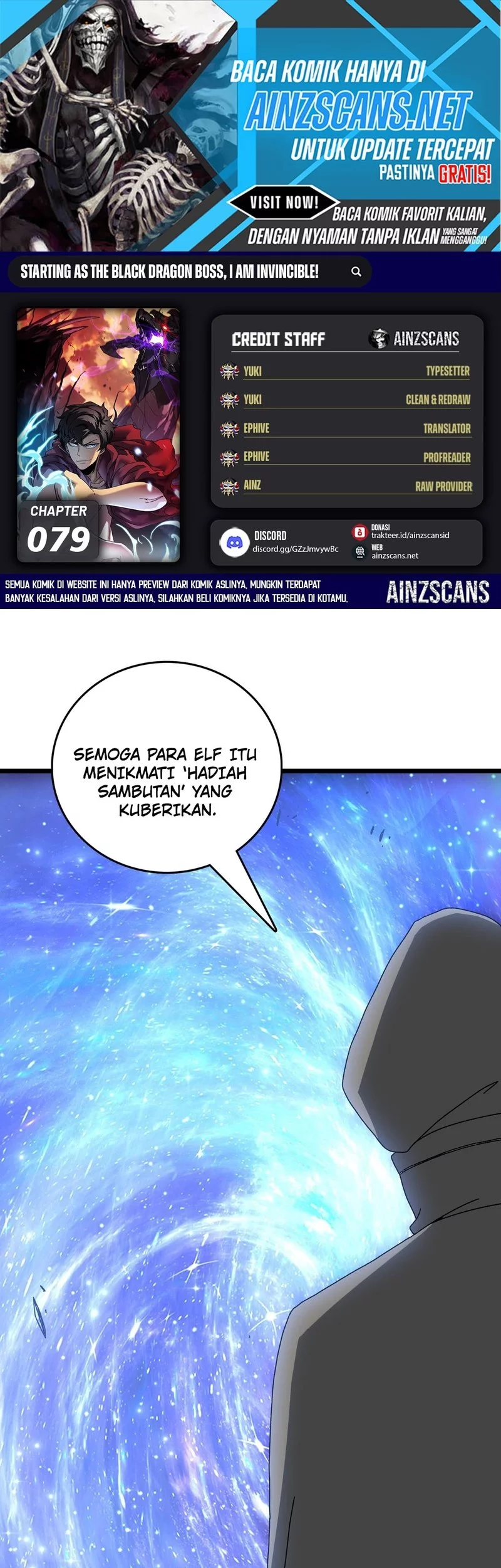Komik I Become Invincible Black Dragon Boss At The Start Chapter 79 gambar nomor 1
