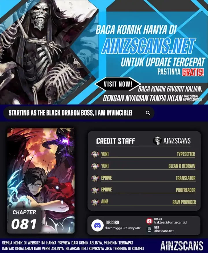 Baca Komik I Become Invincible Black Dragon Boss At The Start Chapter 81 Gambar 1