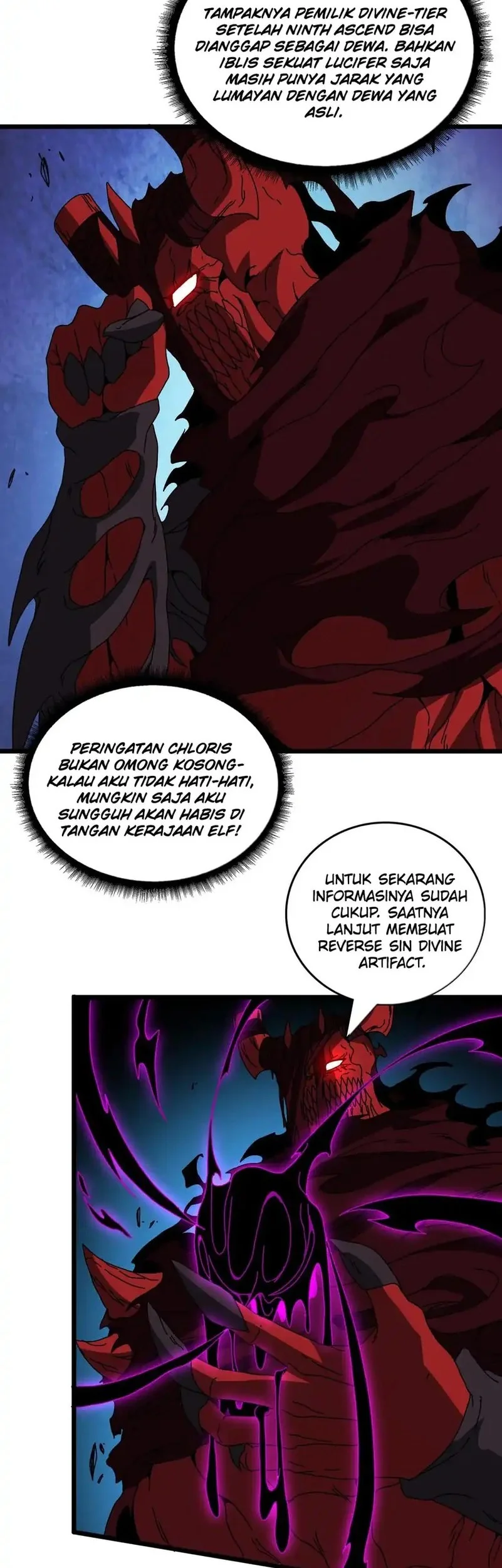 I Become Invincible Black Dragon Boss At The Start Chapter 86 Gambar 21