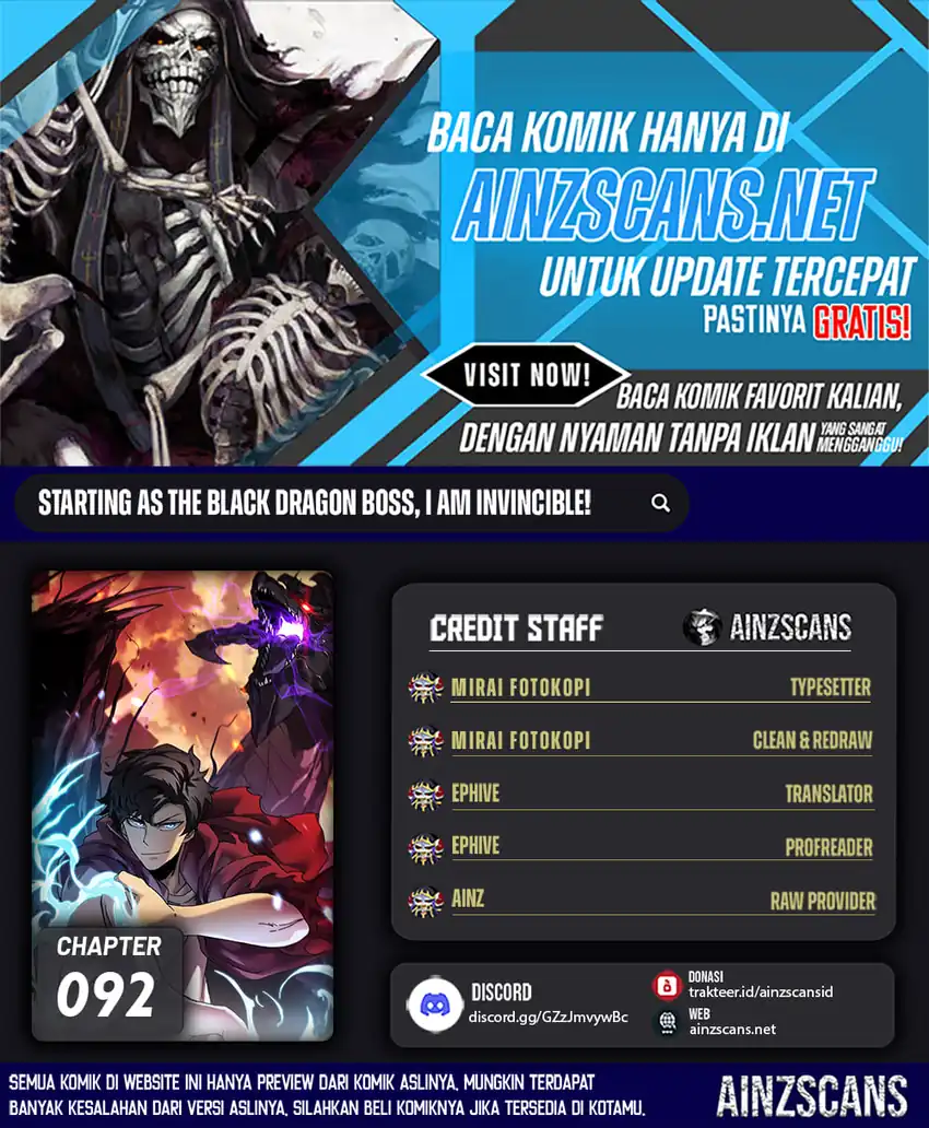 Komik I Become Invincible Black Dragon Boss At The Start Chapter 92 gambar 1