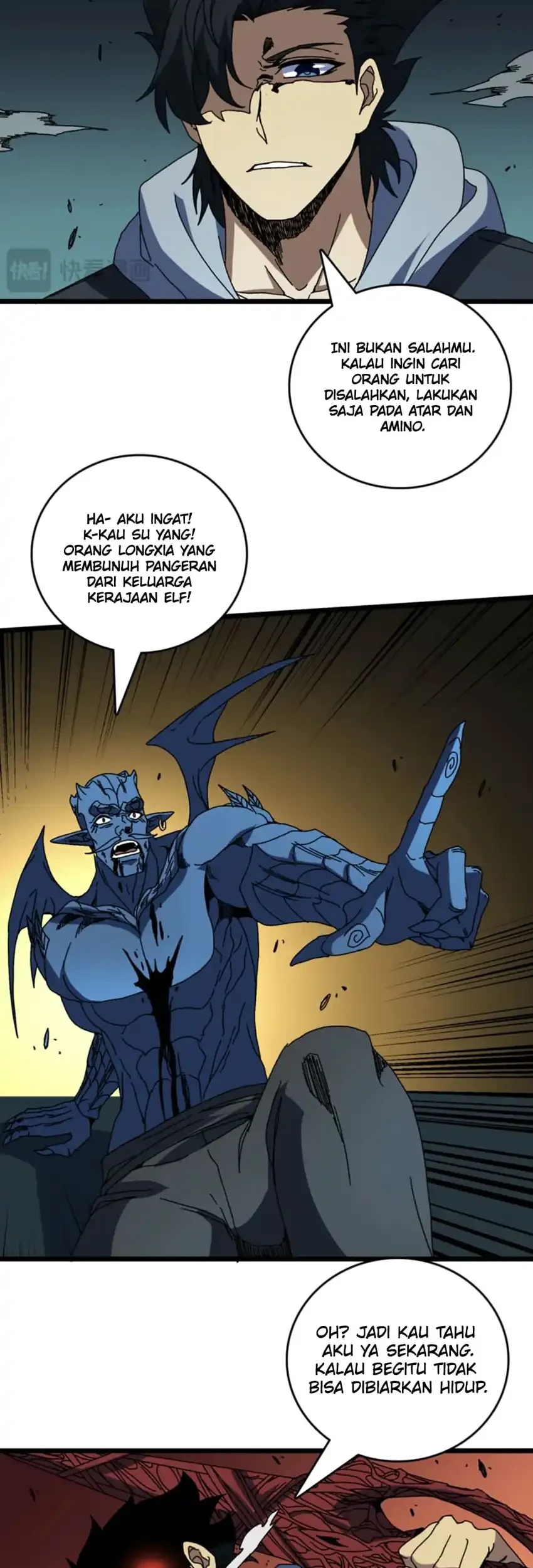 I Become Invincible Black Dragon Boss At The Start Chapter 95 Gambar 29