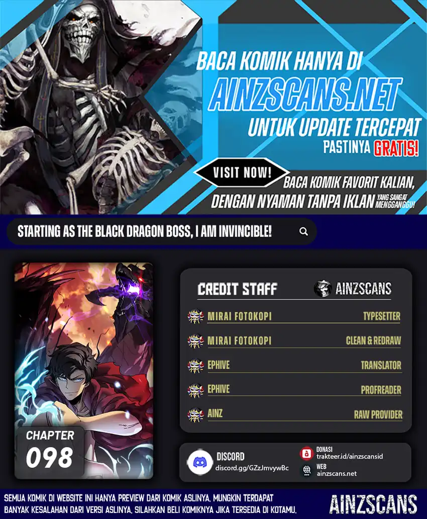 Komik I Become Invincible Black Dragon Boss At The Start Chapter 98 gambar 1