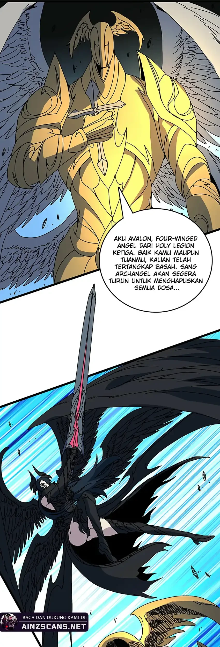 I Become Invincible Black Dragon Boss At The Start Chapter 98 Gambar 11