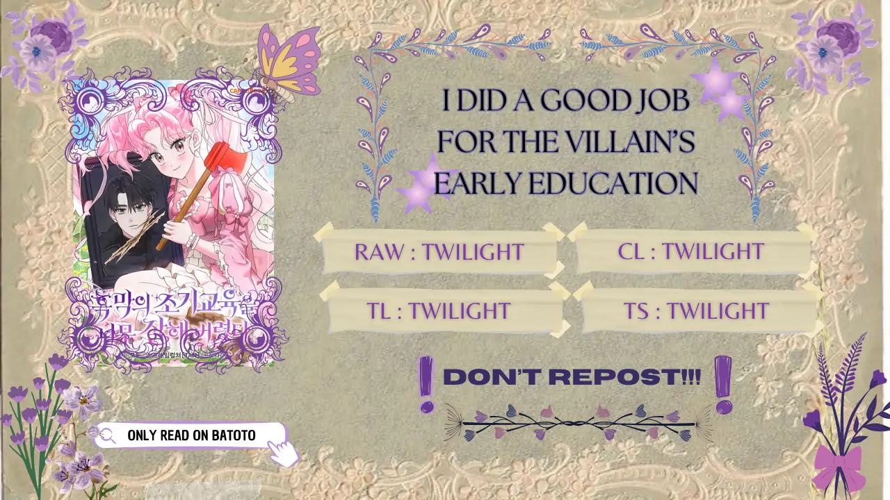 Baca Komik I Did a Good Job For The Villain’s Early Education Chapter 13 Gambar 1
