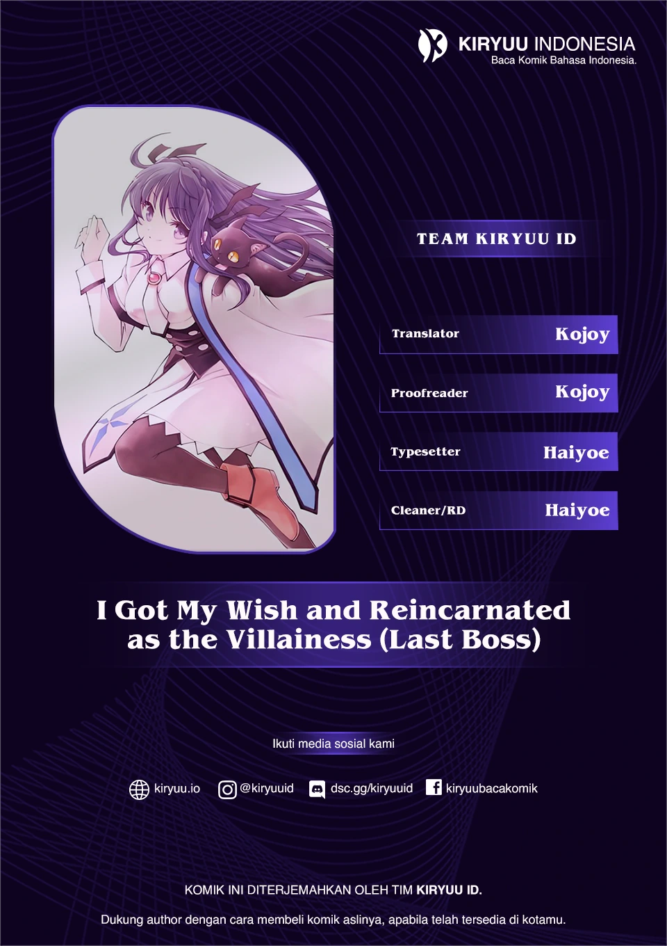 Komik I Got My Wish and Reincarnated as the Villainess (Last Boss)! Chapter 26 gambar 1