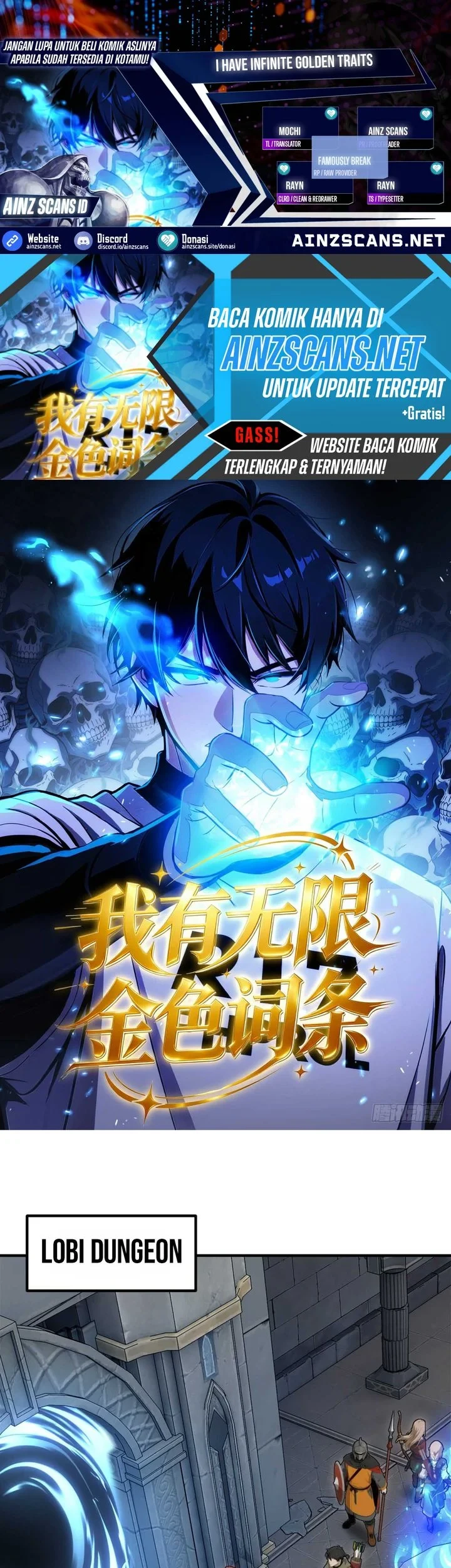 Komik I Have Infinite Golden Traits Chapter 2 gambar 1