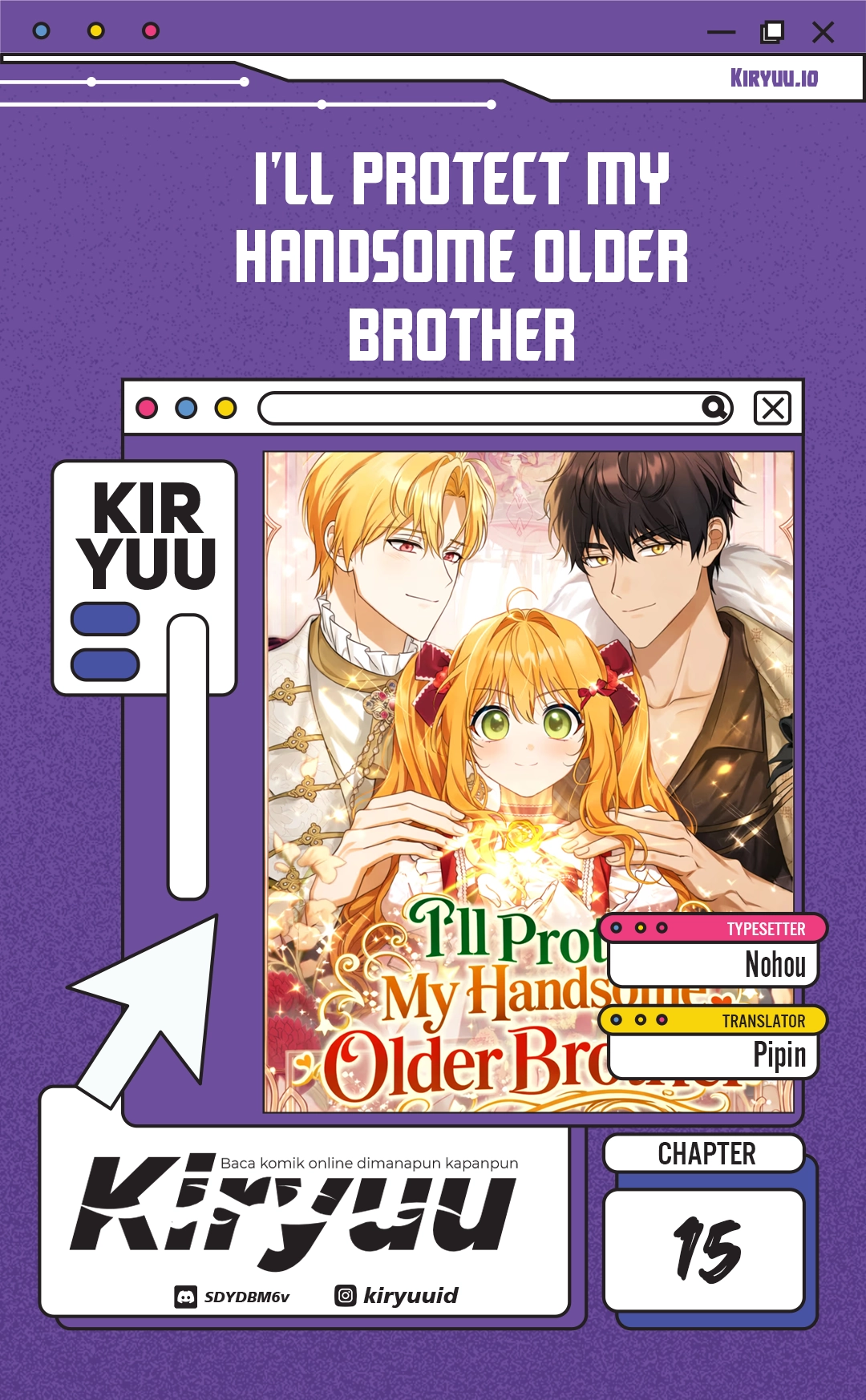 Manhwa I’ll Protect My Handsome Older Brother Chapter 15 gambar 2
