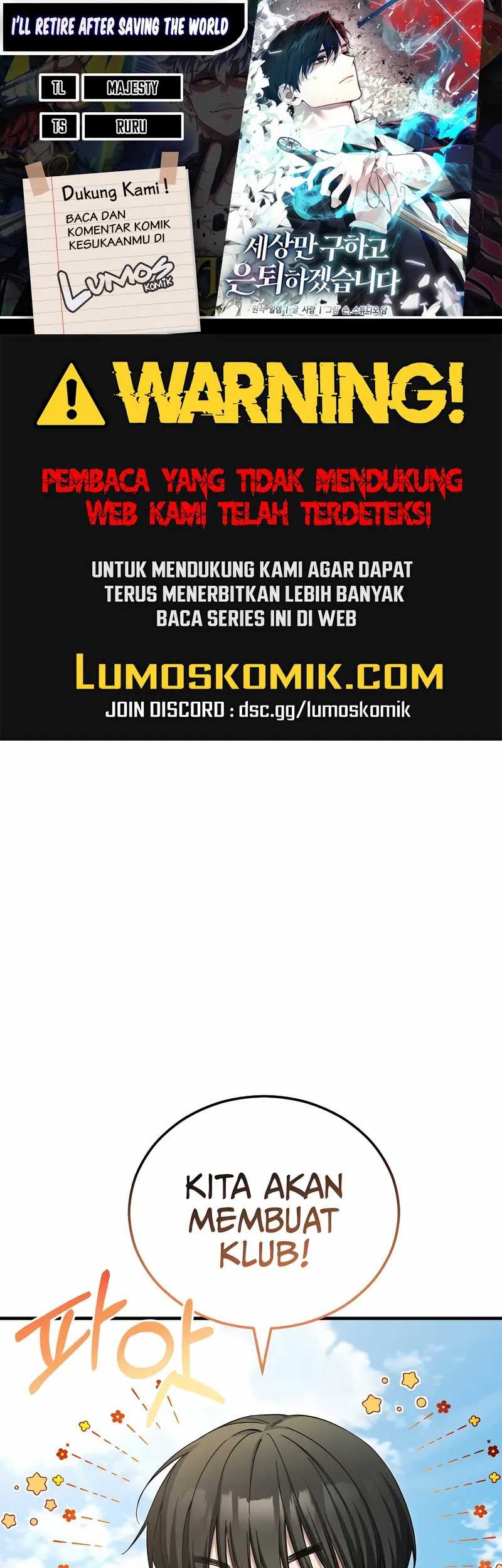 Baca Komik I’ll Retire After Saving the World Chapter 61 Gambar 1