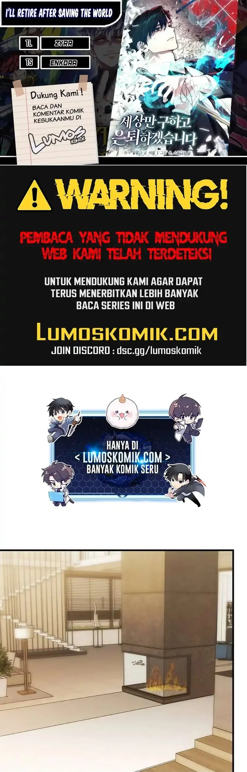 ill retire after saving the world chapter 81 - Page 1