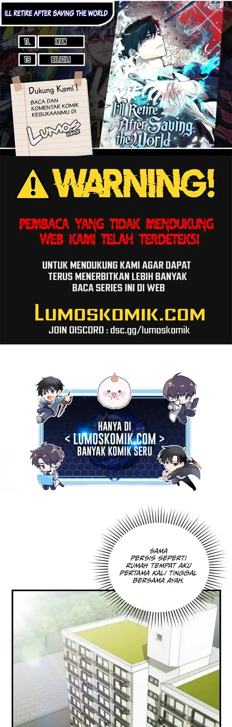 Komik I’ll Retire After Saving the World Chapter 83 gambar 1