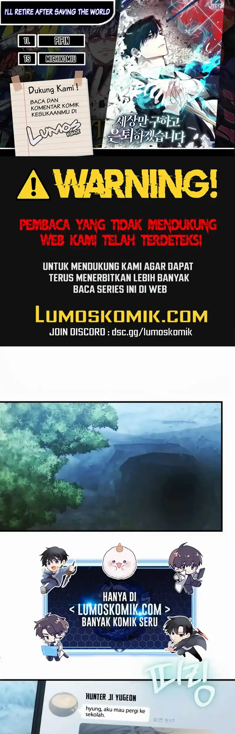 Komik I’ll Retire After Saving the World Chapter 84 gambar nomor 1