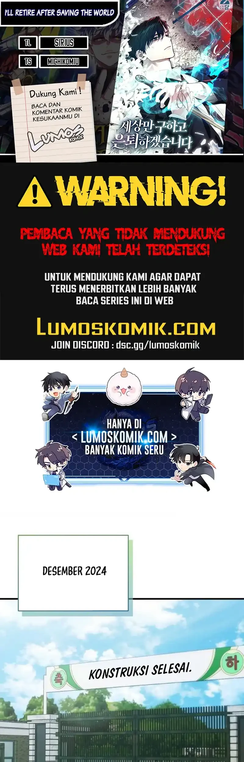 Komik I’ll Retire After Saving the World Chapter 90 gambar 1