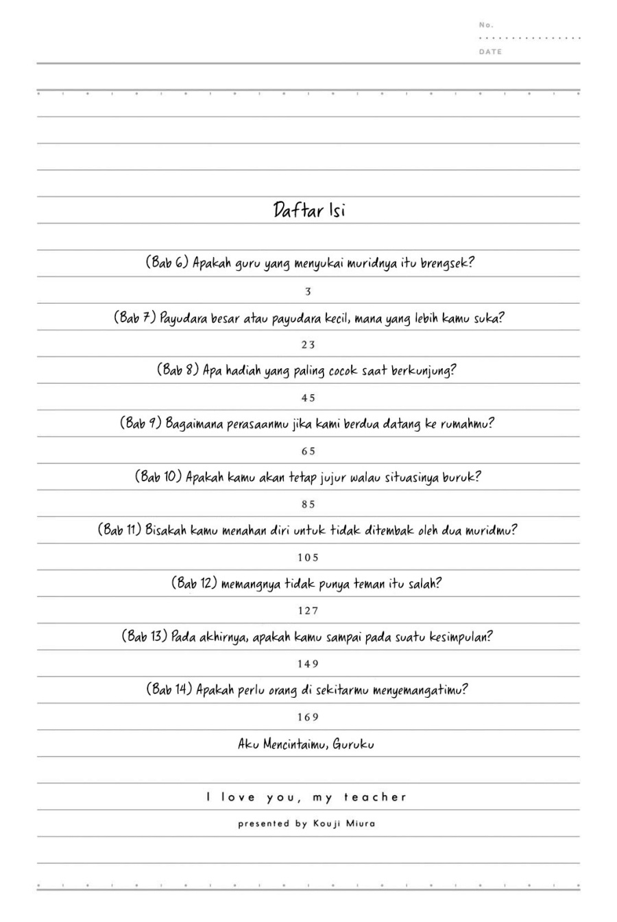 I Love You, Sensei Chapter 6 Gambar 3