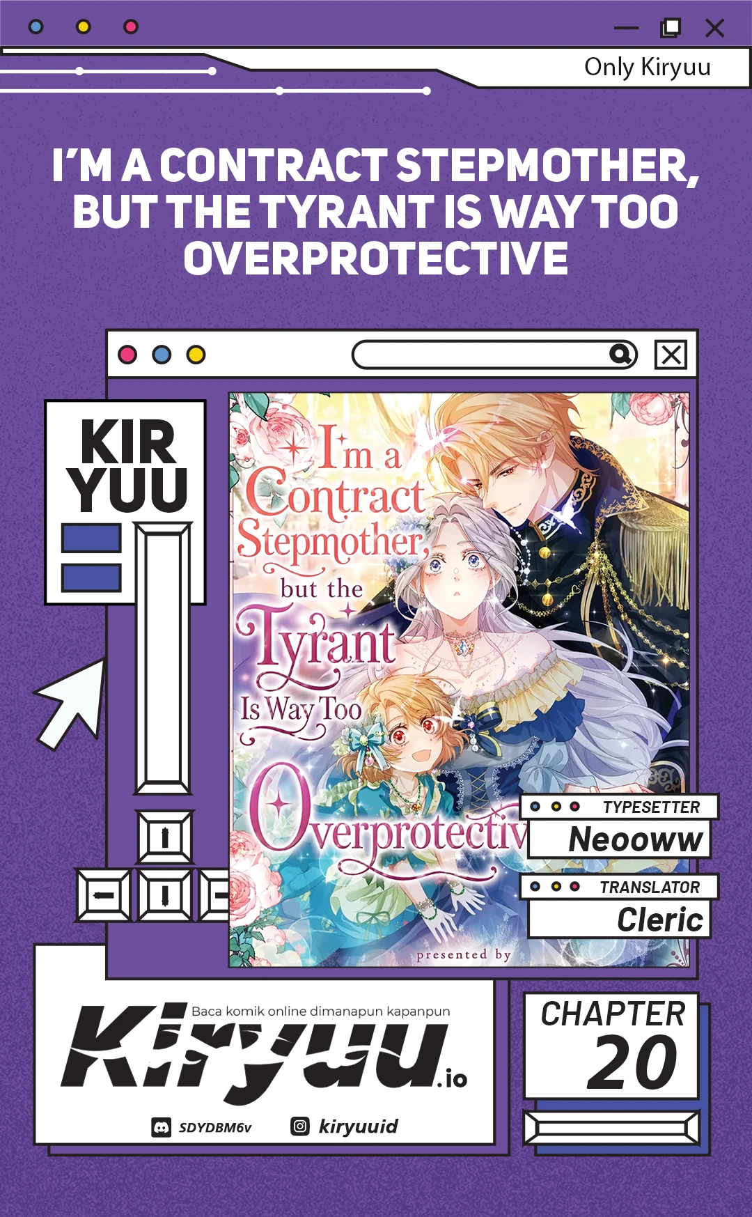 Komik I’m a Contract Stepmother, but the Tyrant Is Way Too Overprotective Chapter 20 gambar 1
