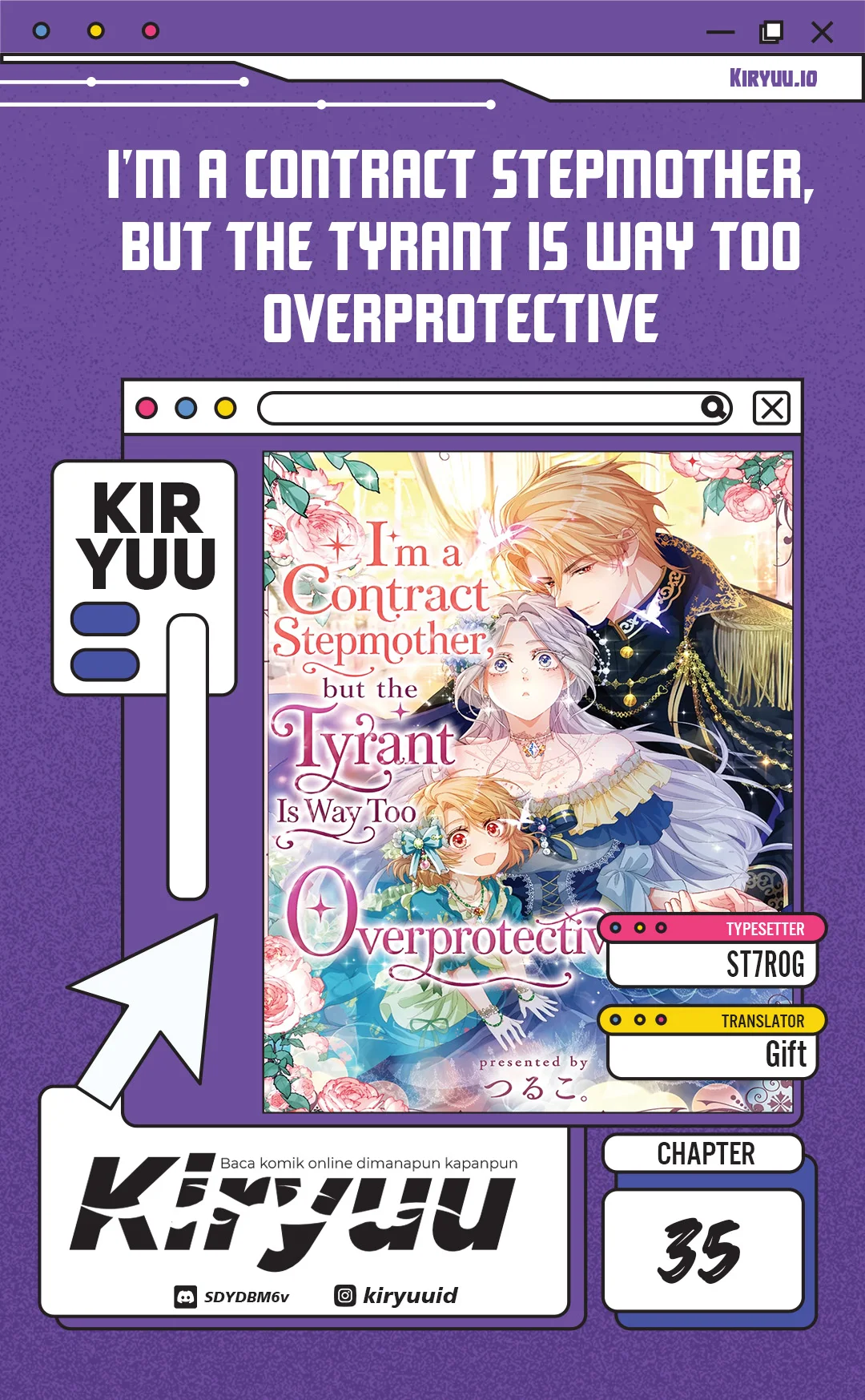 Komik I’m a Contract Stepmother, but the Tyrant Is Way Too Overprotective Chapter 35 gambar 1