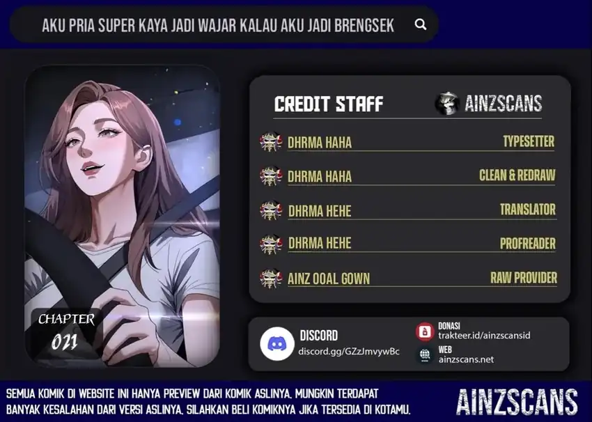 Komik I’m a Super Rich Guy, So It’s Reasonable For Me to Be a Scumbag Chapter 21 gambar 1