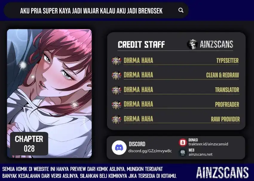 Komik I’m a Super Rich Guy, So It’s Reasonable For Me to Be a Scumbag Chapter 28 gambar 1