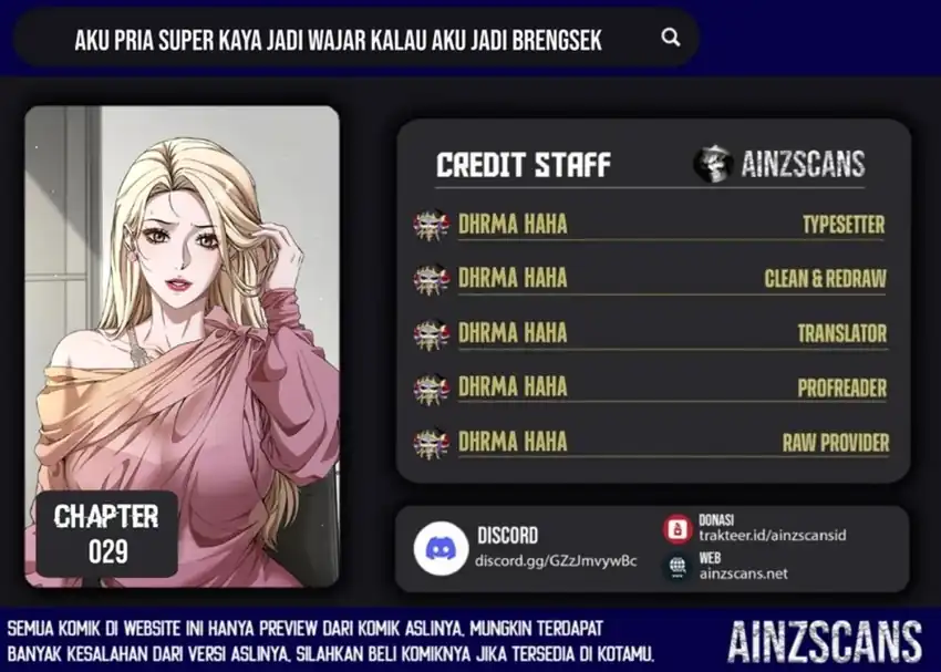 Komik I’m a Super Rich Guy, So It’s Reasonable For Me to Be a Scumbag Chapter 29 gambar 1