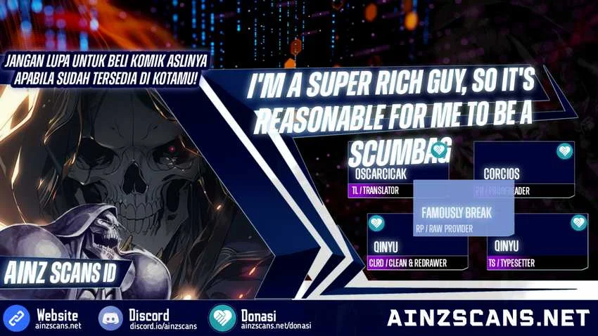 Komik I’m a Super Rich Guy, So It’s Reasonable For Me to Be a Scumbag Chapter 3 gambar 1
