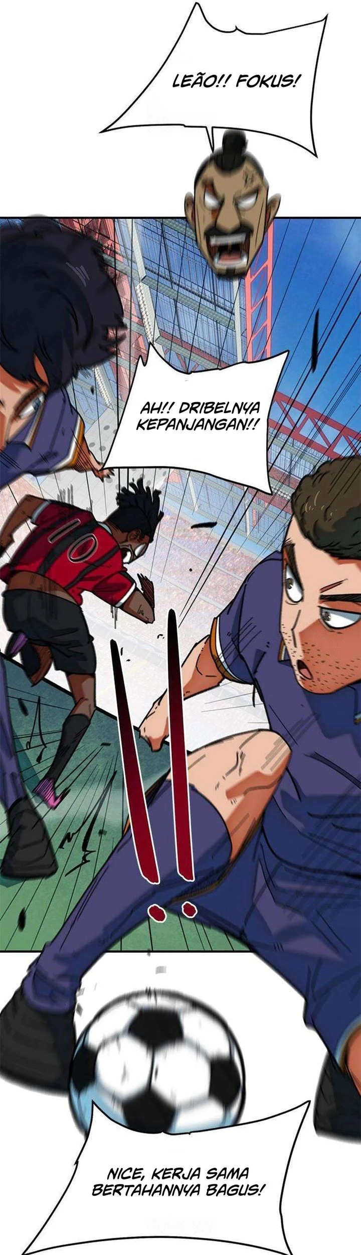 I’m Being Misunderstood as a Soccer Genius Chapter 61 Gambar 55